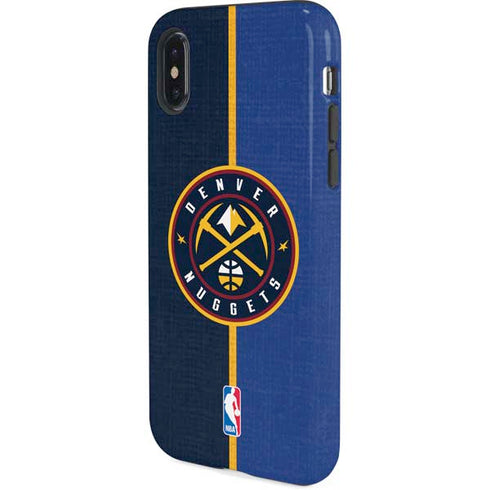 NBA Denver Nuggets Canvas iPhone X Pro Case