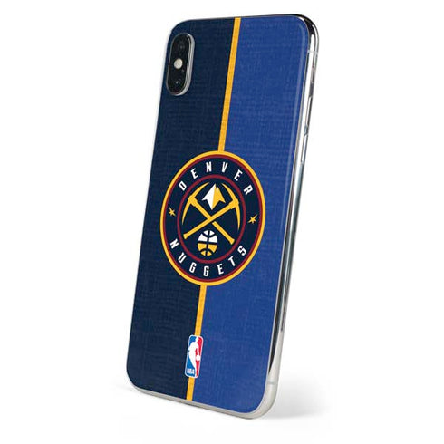 NBA Denver Nuggets Canvas iPhone X Skin