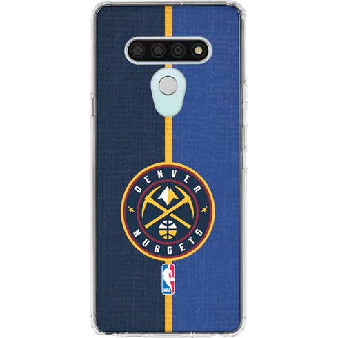 NBA Denver Nuggets Canvas LG Stylo 6 Clear Case