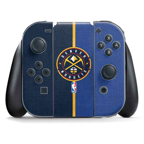NBA Denver Nuggets Canvas Nintendo Switch (2017-2021) Joy-Con Controller Skin
