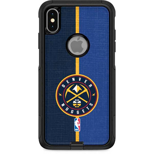 NBA Denver Nuggets Canvas Otterbox Commuter iPhone Skin