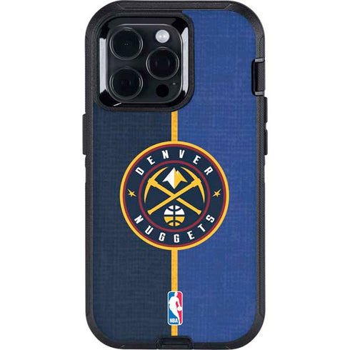 NBA Denver Nuggets Canvas Otterbox Defender iPhone Skin