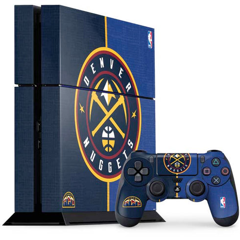 NBA Denver Nuggets Canvas PS4 Console and Controller Bundle Skin