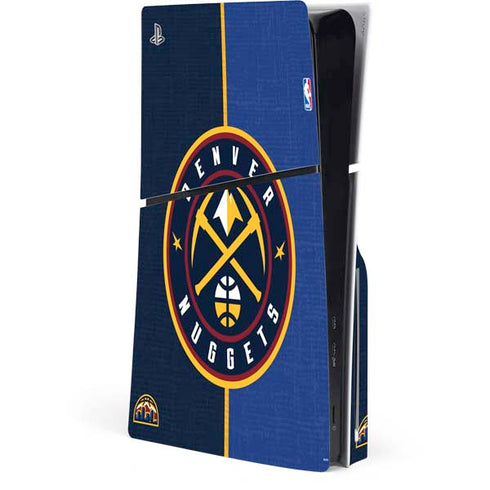 NBA Denver Nuggets Canvas PS5 Slim Disk Console Skin