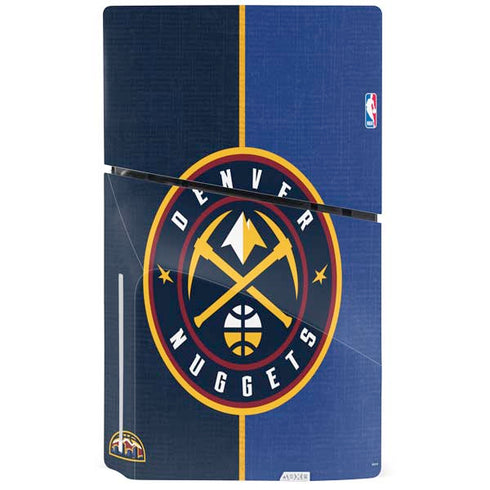 NBA Denver Nuggets Canvas PS5 Slim Disk Console Skin