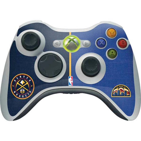 NBA Denver Nuggets Canvas Xbox 360 Wireless Controller Skin