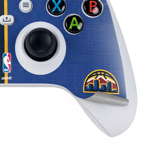 NBA Denver Nuggets Canvas Xbox Series S Controller Skin