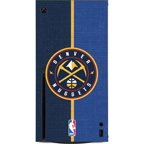 NBA Denver Nuggets Canvas Xbox Series X Console Skin