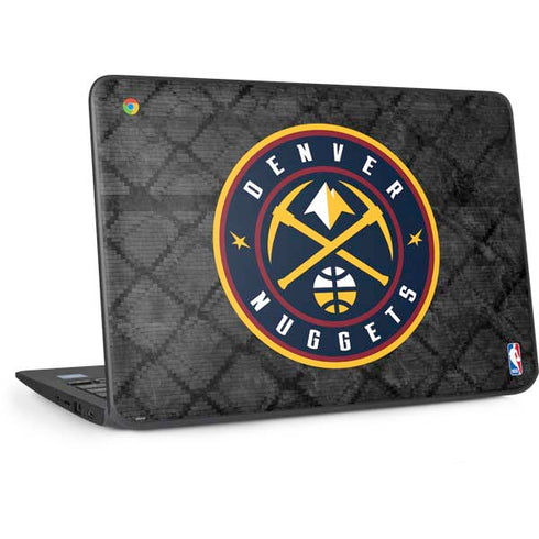 NBA Denver Nuggets Dark Rust HP Chromebook Skin