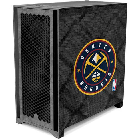 NBA Denver Nuggets Dark Rust Corsair 4000D Tempered Glass Mid-Tower ATX Case Skin