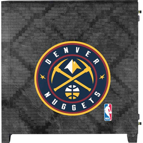 NBA Denver Nuggets Dark Rust Corsair 4000D Tempered Glass Mid-Tower ATX Case Skin
