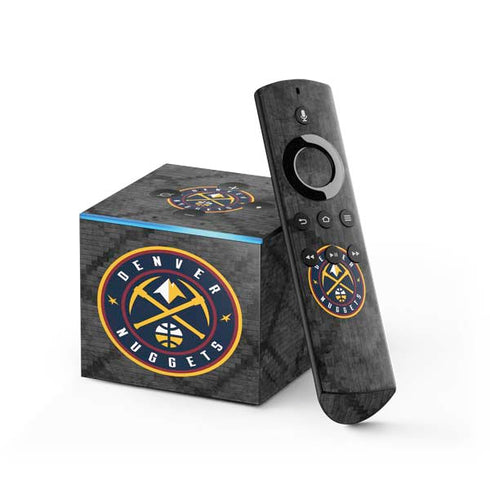 NBA Denver Nuggets Dark Rust Fire TV Cube Skin