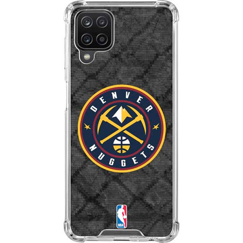 NBA Denver Nuggets Dark Rust Galaxy A12 Clear Case