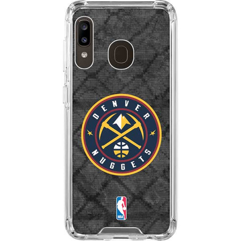 NBA Denver Nuggets Dark Rust Galaxy A30 Clear Case