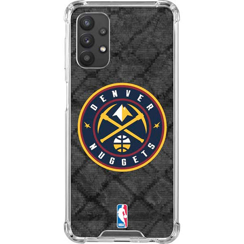 NBA Denver Nuggets Dark Rust Galaxy A32 5G Clear Case