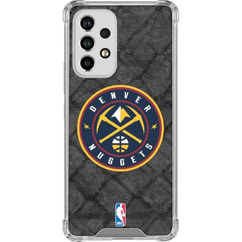 NBA Denver Nuggets Dark Rust Galaxy A53 5G Clear Case