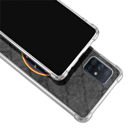 NBA Denver Nuggets Dark Rust Galaxy A71 5G Clear Case