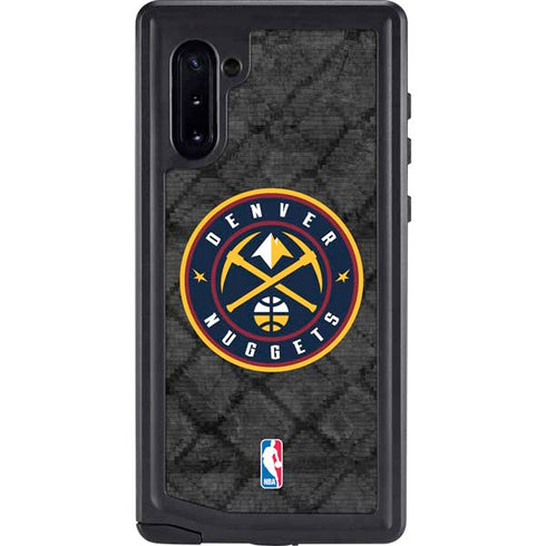 NBA Denver Nuggets Dark Rust Galaxy Note 10 Waterproof Case