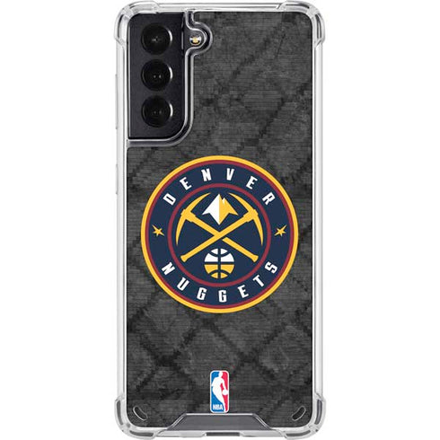 NBA Denver Nuggets Dark Rust Galaxy S21 5G Clear Case