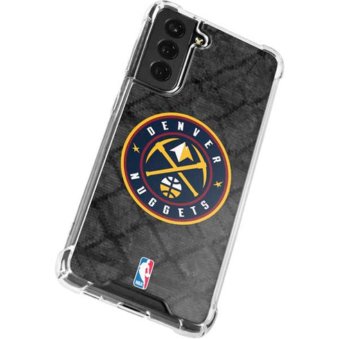 NBA Denver Nuggets Dark Rust Galaxy S21 FE Clear Case