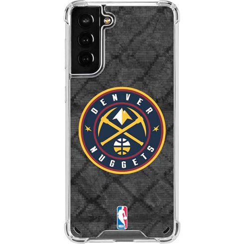 NBA Denver Nuggets Dark Rust Galaxy S21 Plus 5G Clear Case