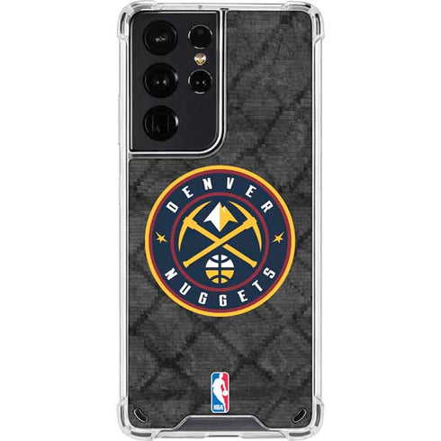 NBA Denver Nuggets Dark Rust Galaxy S21 Ultra 5G Clear Case