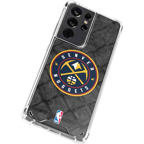NBA Denver Nuggets Dark Rust Galaxy S21 Ultra 5G Clear Case