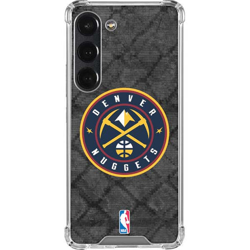 NBA Denver Nuggets Dark Rust Galaxy S23 Clear Case