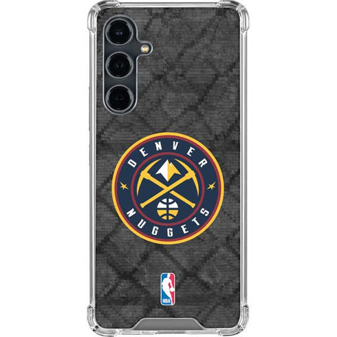 NBA Denver Nuggets Dark Rust Galaxy S23 FE Clear Case