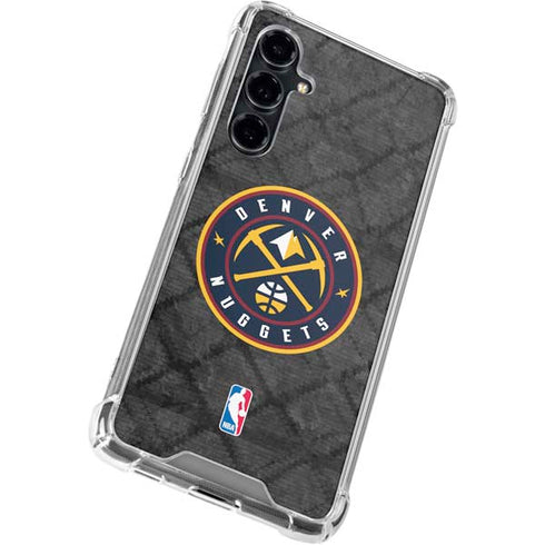 NBA Denver Nuggets Dark Rust Galaxy S23 FE Clear Case