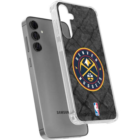 NBA Denver Nuggets Dark Rust Galaxy S24 Plus Clear Case