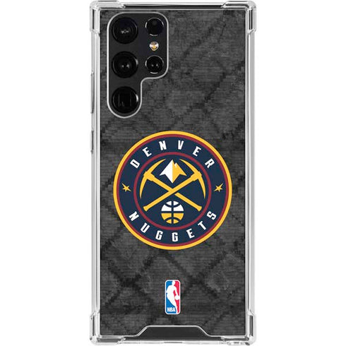 NBA Denver Nuggets Dark Rust Galaxy S24 Ultra Clear Case