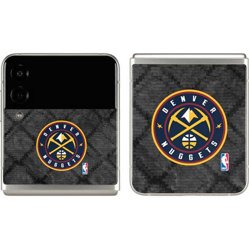 NBA Denver Nuggets Dark Rust Galaxy Z Flip3 5G Skin