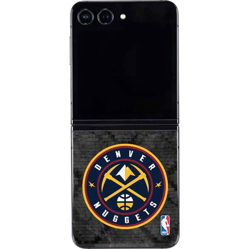 NBA Denver Nuggets Dark Rust Galaxy Z Flip5 5G Skin