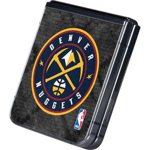 NBA Denver Nuggets Dark Rust Galaxy Z Flip5 5G Skin