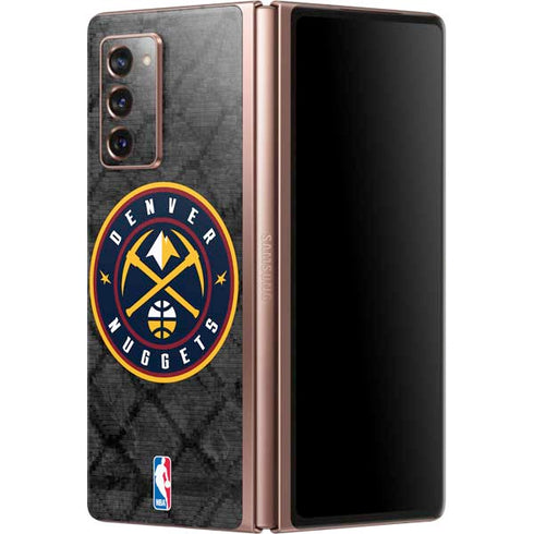 NBA Denver Nuggets Dark Rust Galaxy Z Fold2 5G Skin