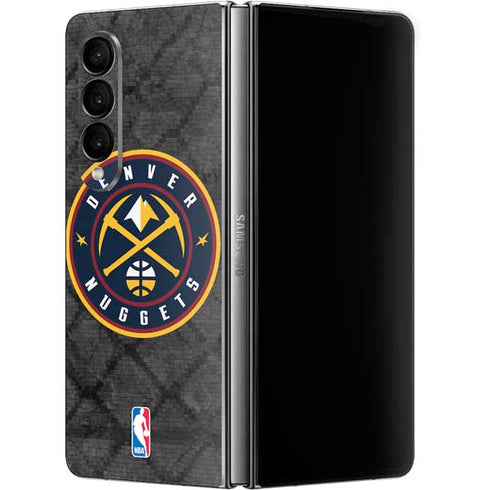 NBA Denver Nuggets Dark Rust Galaxy Z Fold4 5G Skin