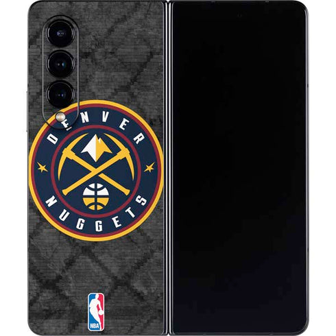 NBA Denver Nuggets Dark Rust Galaxy Z Fold4 5G Skin