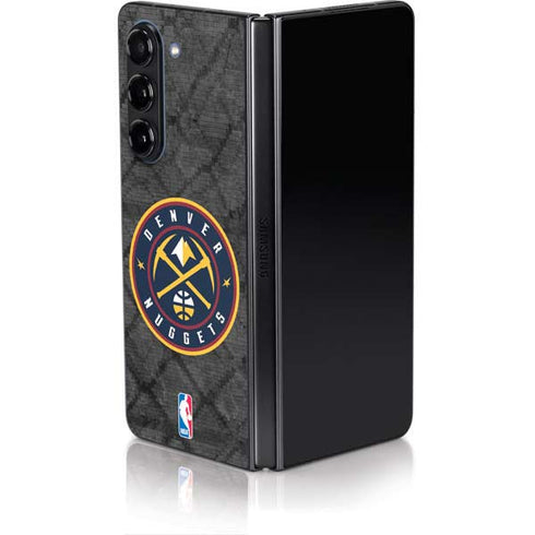 NBA Denver Nuggets Dark Rust Galaxy Z Fold5 5G Skin
