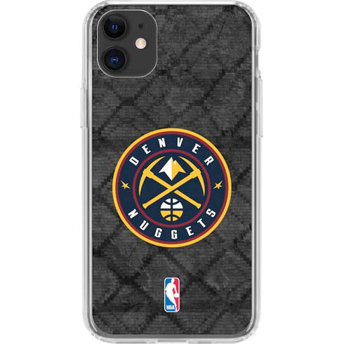 NBA Denver Nuggets Dark Rust iPhone 11 Clear Case