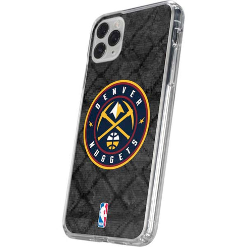 NBA Denver Nuggets Dark Rust iPhone 11 Pro Clear Case