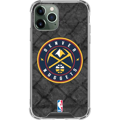 NBA Denver Nuggets Dark Rust iPhone 11 Pro Max Clear Case