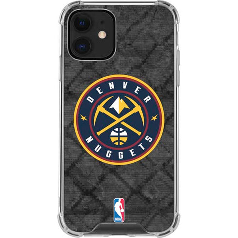NBA Denver Nuggets Dark Rust iPhone 12 Clear Case