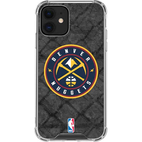 NBA Denver Nuggets Dark Rust iPhone 12 Mini Clear Case