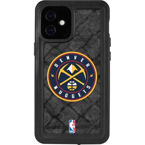 NBA Denver Nuggets Dark Rust iPhone 12 Mini Waterproof Case