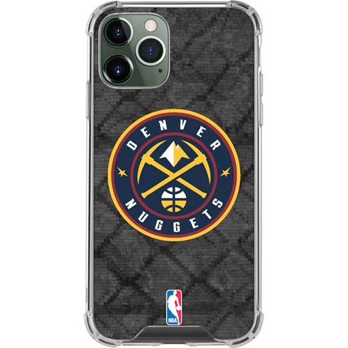 NBA Denver Nuggets Dark Rust iPhone 12 Pro Clear Case