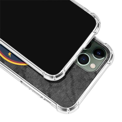 NBA Denver Nuggets Dark Rust iPhone 12 Pro Clear Case