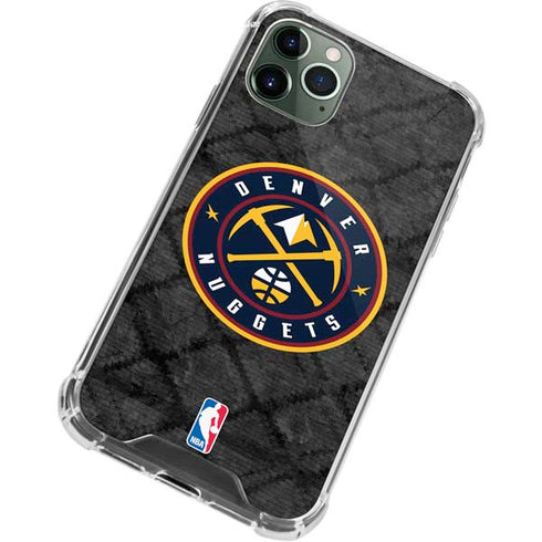 NBA Denver Nuggets Dark Rust iPhone 12 Pro Clear Case