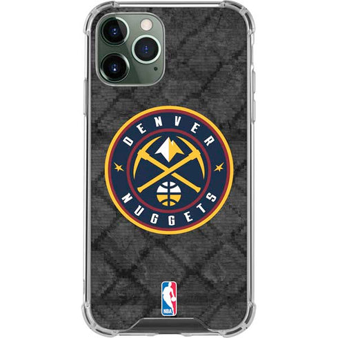 NBA Denver Nuggets Dark Rust iPhone 12 Pro Max Clear Case