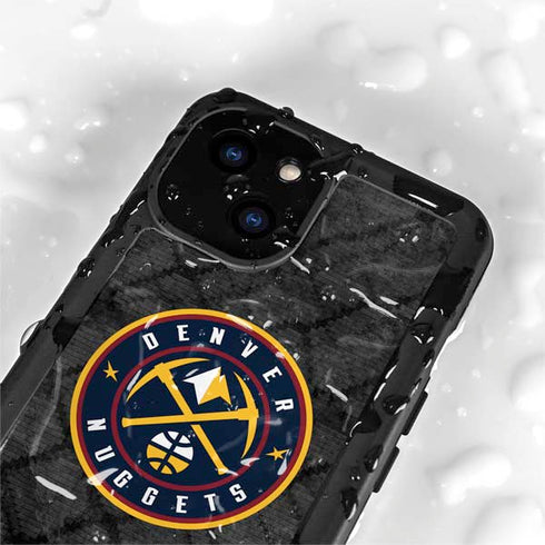 NBA Denver Nuggets Dark Rust iPhone 13 Mini Waterproof Case